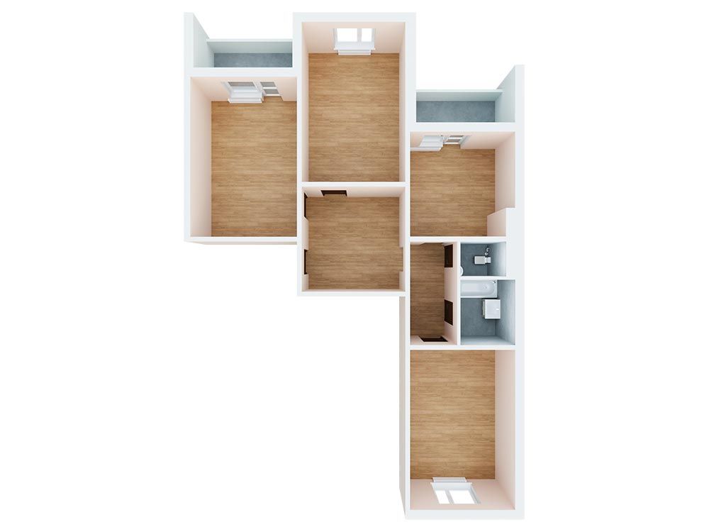 3-кімнатна квартира