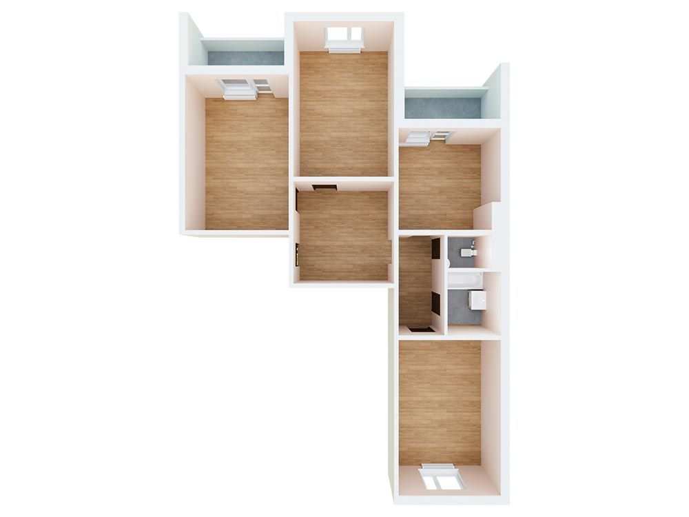 3-кімнатна квартира